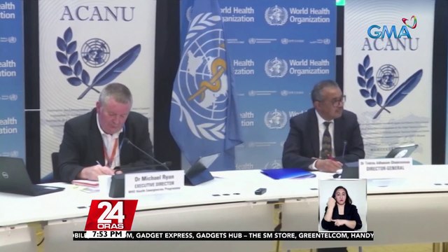Critera para alisin ang deklarasyong Global Health Emergency ang Covid-19, pag-uusapan sa Enero | 24 Oras