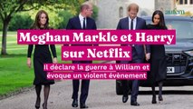 Meghan Markle et Harry sur Netflix : il déclare la guerre à William et évoque un violent évènement