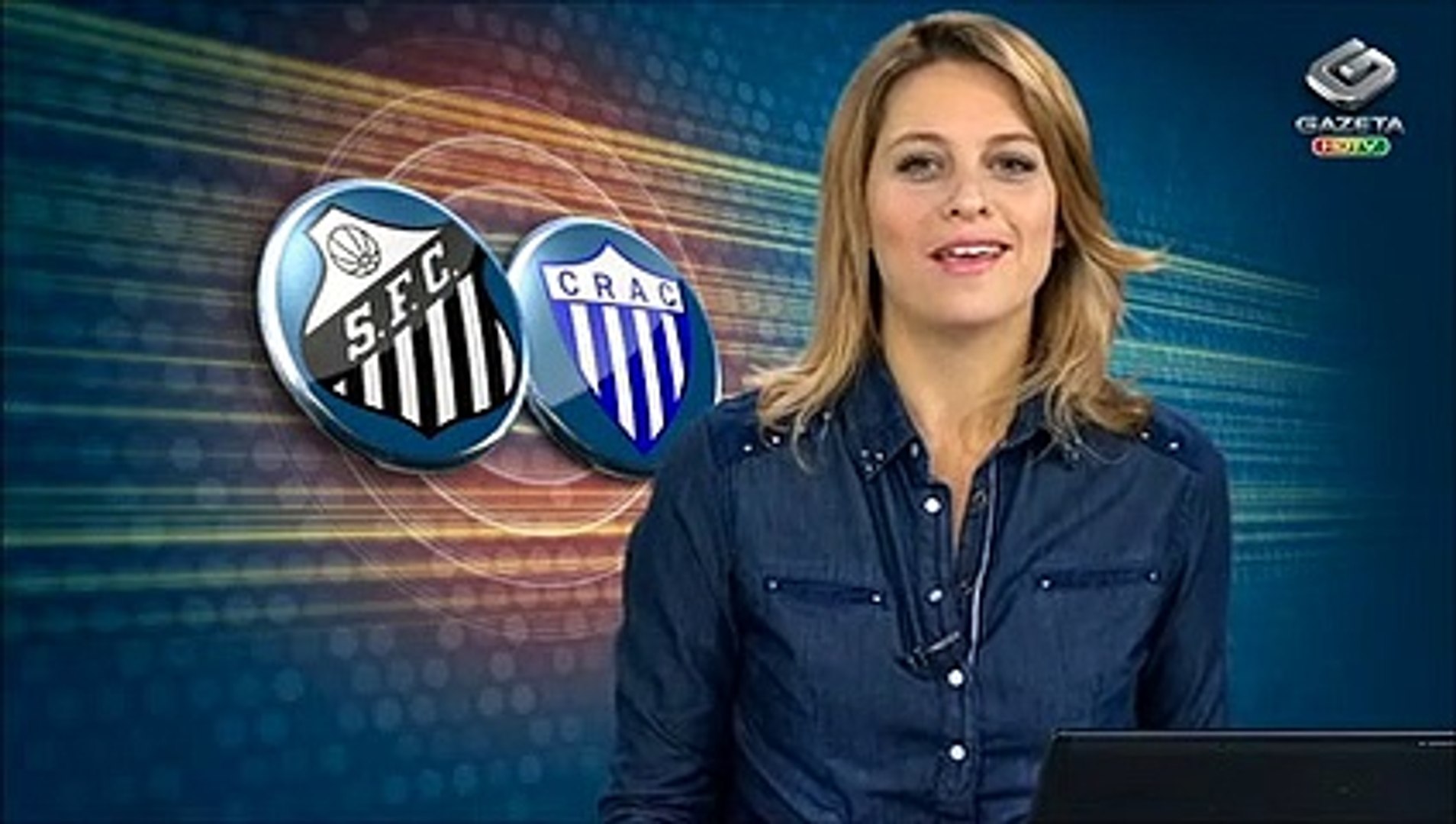 Confira os gols da vitória dos Santos sobre o Crac-GO
