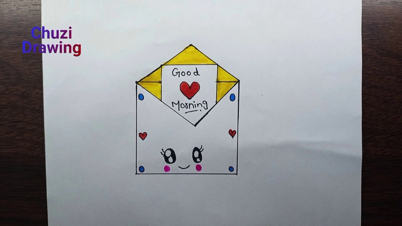 How To Draw A Super Cute Love Envelope