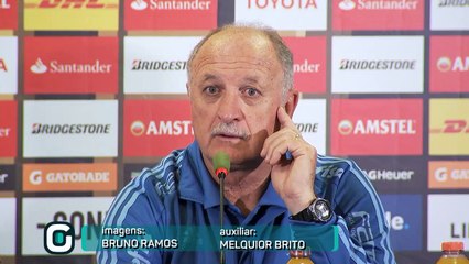 Coletiva do técnico Felipão após classificação diante do Cerro Porteño