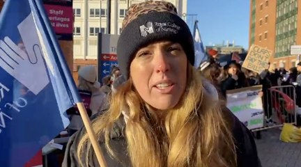 Nurses in Leeds have joined in with the biggest strike in the history of the NHS.