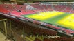 Manchester United’s Old Trafford Stadium is helping keep people warm this Winter