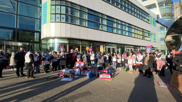 Nurses are holding the biggest strike in NHS history