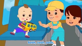 Wheels on the bus | Nursery Rhyme | Funny Kids Song