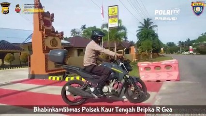 Bhabinkamtibmas Jadi Guru Olahraga Di Desa Talang Berangin