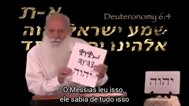 MINISTRANTE AMERICANO PRONUNCIA DIVERSAS VEZES O NOME DE YAUH