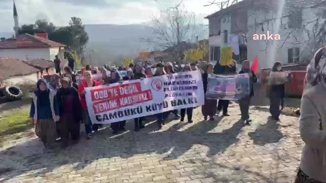 Mera Alanına Yapılacak Osb'ye Karşı Direnen Çambükü Halkına Çevre Örgütlerinden Destek