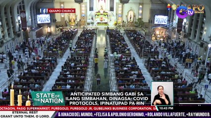 Anticipated Simbang Gabi sa ilang simbahan, dinagsa | SONA