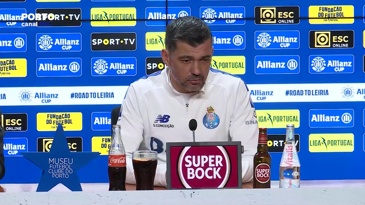 Sérgio Conceição: "É mais uma final. Amanhã depende de nós e estamos completamente focados" - Conferência completa