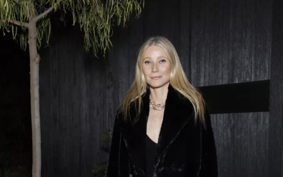 Gwyneth Paltrow Wore a Plunging Slip Dress With the Chunkiest Boots