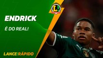 LANCE! Rápido - Palmeiras fecha a venda de Endrick para o Real Madrid