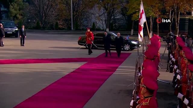 Gürcistan Başbakanı Garibaşvili ile Azerbaycan Başbakanı Asadov bir araya geldi