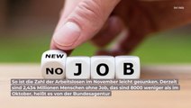 Zahl der Arbeitslosen im November leicht gesunken