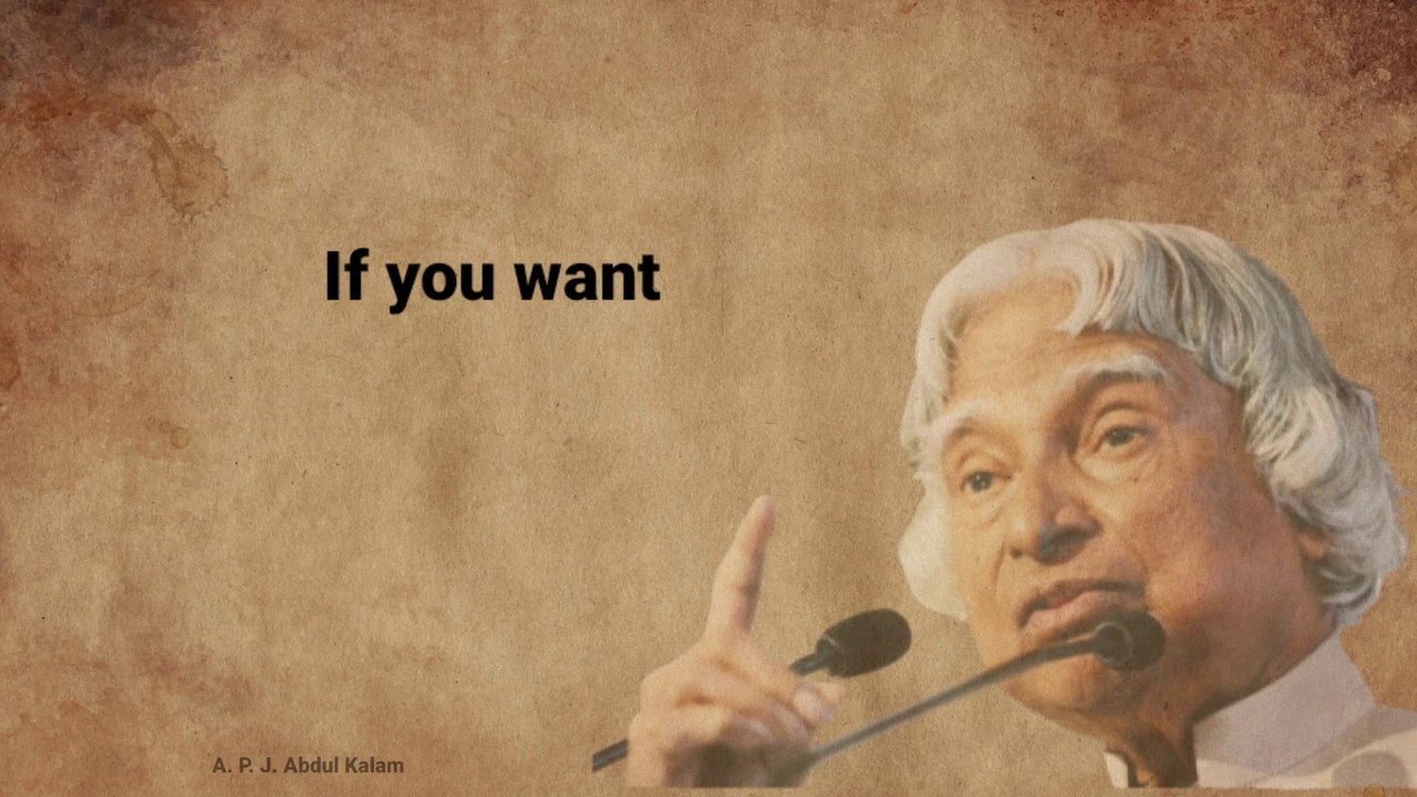 Best motivational quotes by A.P.J abdul kalam.