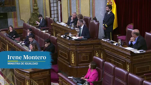 Irene Montero: Damos un paso muy importante para garantizar los derechos sexuales y reproductivos de las mujeres