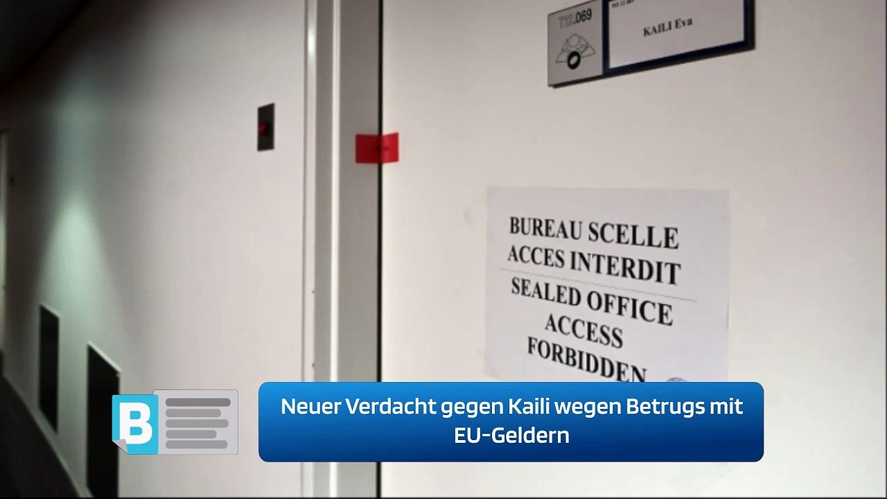Neuer Verdacht gegen Kaili wegen Betrugs mit EU-Geldern