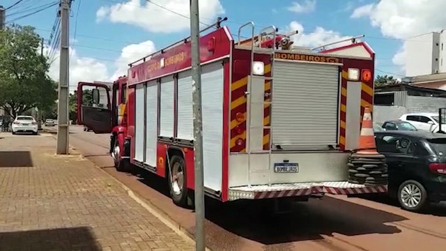 Panela pega fogo e Corpo de Bombeiros é mobilizado