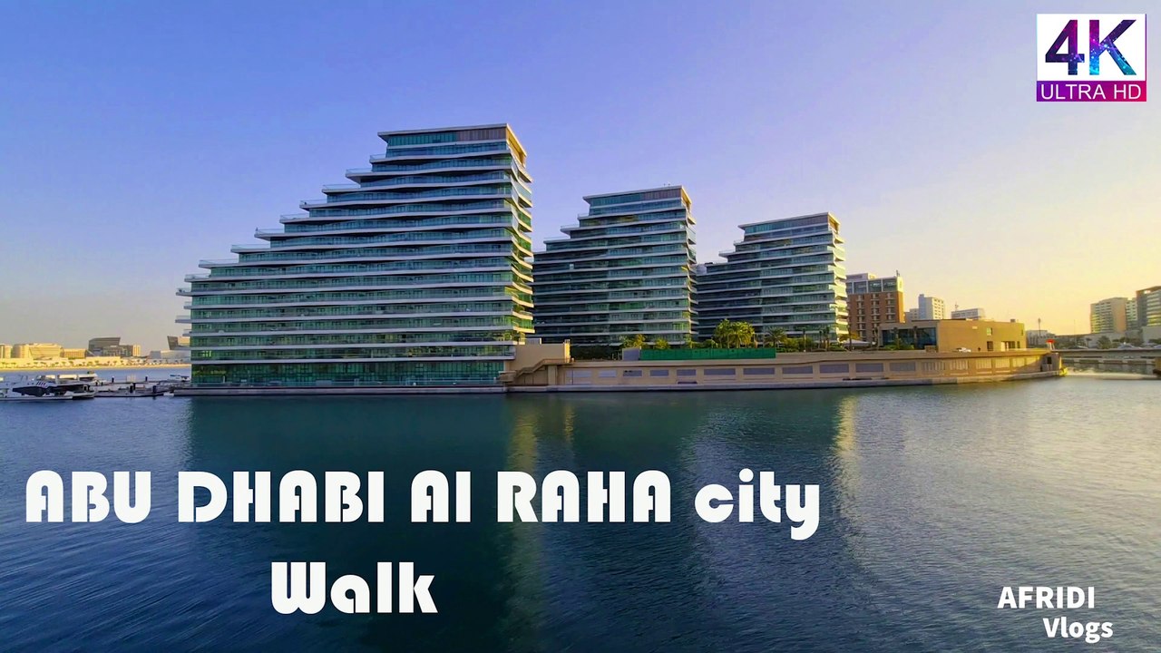 Al Raha City Walk 2022 4K AbuDhabi UAE 