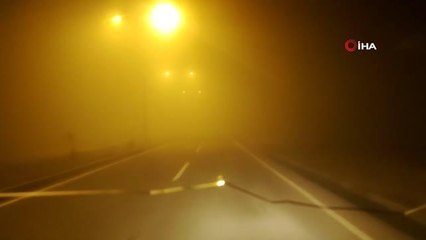 Iğdır'da sis etkili oldu