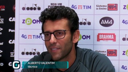 Valentim dirige primeiro treino do Vasco em Curitiba
