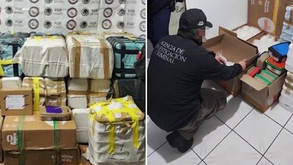 Aseguran más de una tonelada de metanfetamina en Tijuana, Baja California