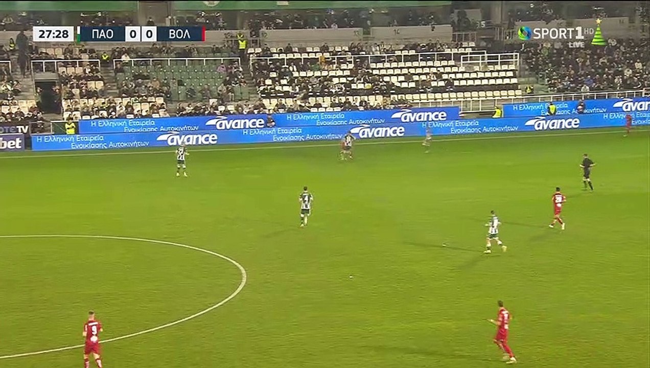 Παναθηναϊκός - Βόλος ΝΠΣ Κύπελλο Ελλάδας 2022-23. 6η φάση. 1η αγωνιστική