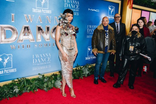 Naomi Ackie Looked Like a Glittering Chandelier at the Premiere of the Whitney Houston Biopic