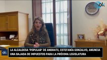 La alcaldesa 'popular' de Andratx, Estefanía Gonzalvo, anuncia una bajada de impuestos para la próxima legislatura