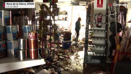 Watch: Severe floods rip through central-western Spain