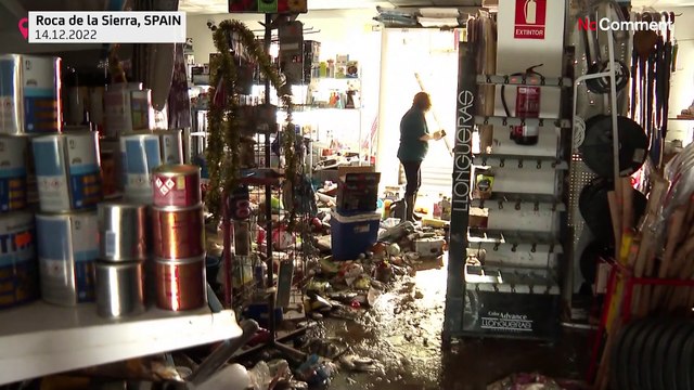 Watch: Severe floods rip through central-western Spain