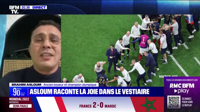 Une vraie symbiose entre le staff et les joueurs: Brahim Asloum raconte sa visite dans le vestiaire des Bleus après la victoire contre le Maroc