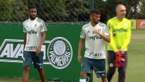 Veja como foi o primeiro treino de Gustavo Scarpa no Palmeiras