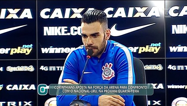 Bruno Henrique comenta preparação do Corinthians para receber Nacional-URU