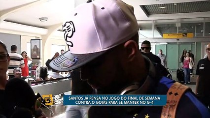 Santos já pensa no jogo do final de semana contra o Goiás para se manter no G4