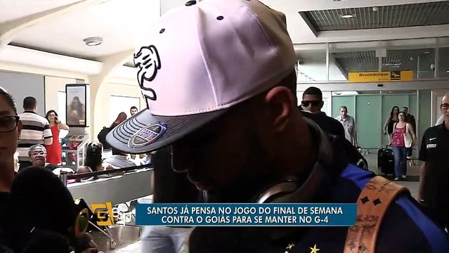 Santos já pensa no jogo do final de semana contra o Goiás para se manter no G4