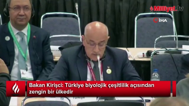 Bakan Kirişci: Türkiye biyolojik çeşitlilik açısından zengin bir ülkedir