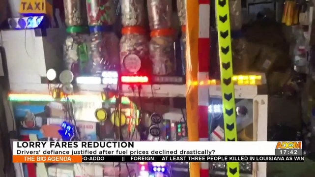 Lorry Fares Reduction: Drivers' defiance justified after fuel prices declined drastically? - The Big Agenda on Adom TV (15-12-22)