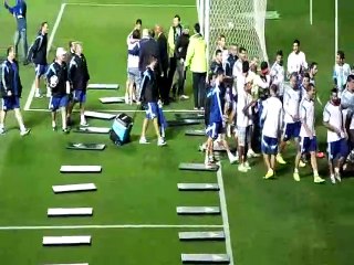 Torcedores invadem treino da Argentina na Arena Independência