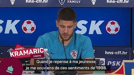Croatie - Kramaric : "Finir troisièmes comme la génération 1998, ce serait énorme"