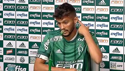 Confira entrevista coletiva com Gustavo Scarpa no Palmeiras