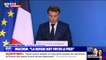 Emmanuel Macron sur le gaz russe: "Nous avons réussi à réduire très fortement cette dépendance"