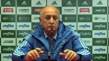 Técnico Luiz Felipe Scolari comenta empate contra o Internacional