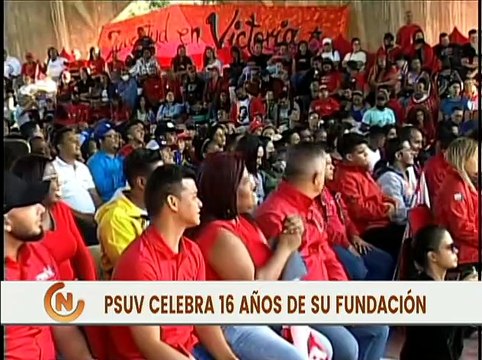 PSUV celebra 16 años de ser fundado por el Comandante Supremo Hugo Chávez