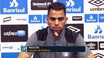 Maicon comenta eliminação do Grêmio no Gaúcho e foca na Libertadores