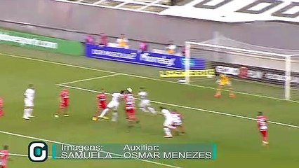 Veja o golaço do santista Derlis González contra o Bahia