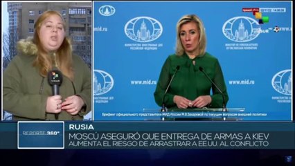 Rusia aseguró que aumenta la implicación de EE.UU. con la entrega de insumos de guerra a Ucrania