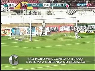 Ituano 2 x 4 São Paulo  01042012  17ª rodada  Gols