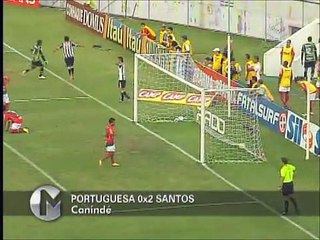 Portuguesa 0 x 2 Santos  01042012  17ª rodada  Melhores Momentos