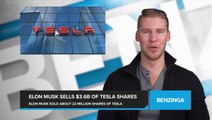 Elon Musk Sells $3.6B Of Tesla Shares